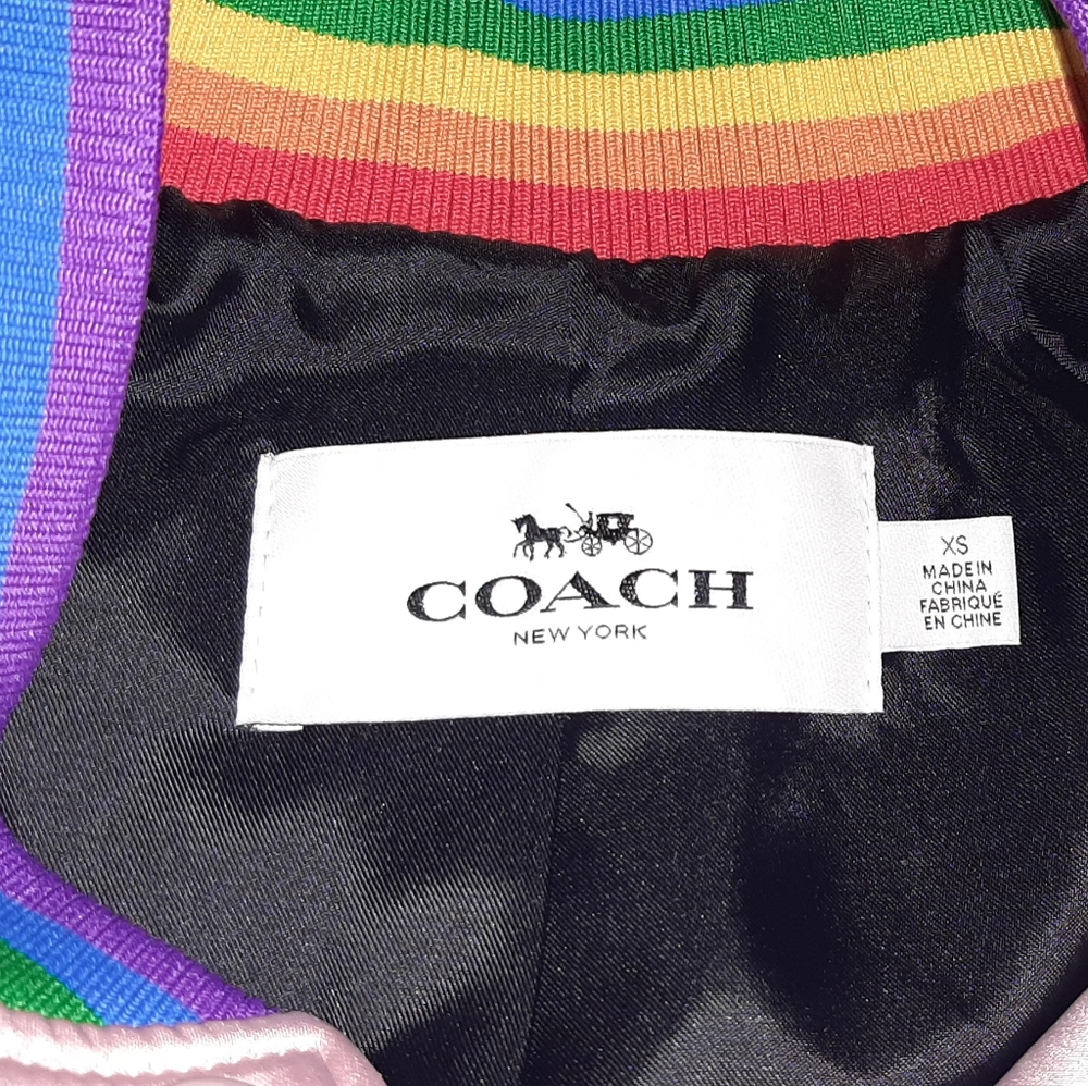 🏳️‍🌈souvenir pink jacket by Coach💗